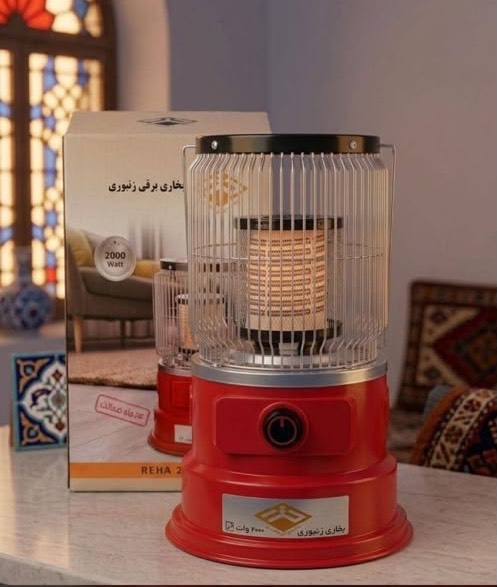 بخاری برقی 2000 وات همدان ترانس 360درجه